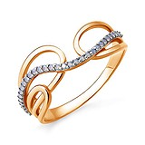 Женское золотое кольцо с синт. опалами, 1514461