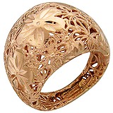 Женское серебряное кольцо в позолоте, 1617373