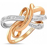 Женское золотое кольцо с бриллиантами, 1624541
