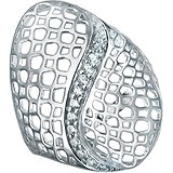 Женское серебряное кольцо с куб. циркониями, 1636061