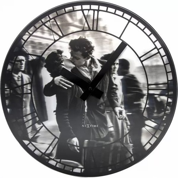 NeXtime Настенные часы "Kiss me in Paris" 3213