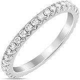Золотое обручальное кольцо с бриллиантами, 1703389