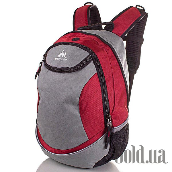 

Рюкзак Onepolar, Черный;серый;красный, Рюкзак W1675-red