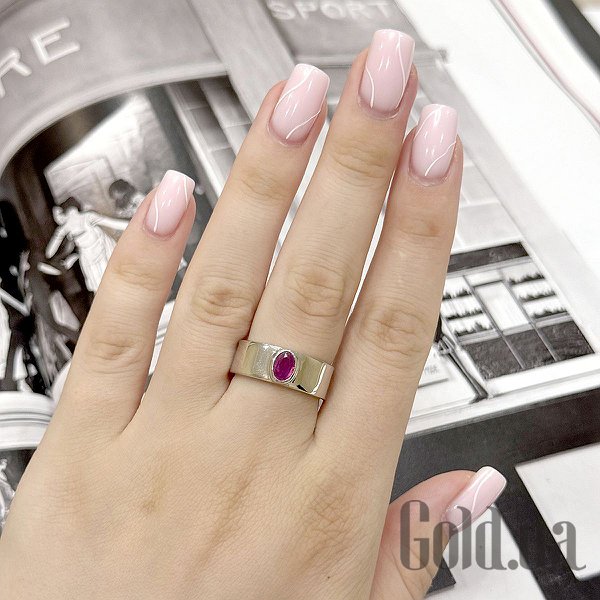 

Женские кольца Fresh Jewelry, Женское серебряное кольцо с рубином, 18