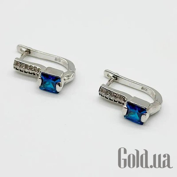 

Серьги Silvex925, Серебряные серьги с куб. циркониями