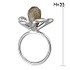 Nina Ricci Женское серебряное кольцо с лабрадоритом - фото 3