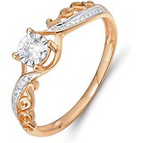 Золотое кольцо с бриллиантами, 1555934