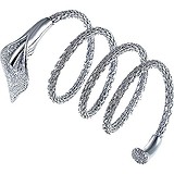 Женское серебряное кольцо с куб. циркониями, 1609950