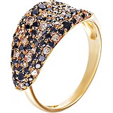 Женское золотое кольцо с бриллиантами, 1646558
