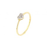 Золотое кольцо с бриллиантами, 1699550