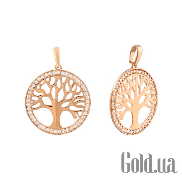

Женский кулон Fresh Jewelry, Золотой кулон с куб. циркониями