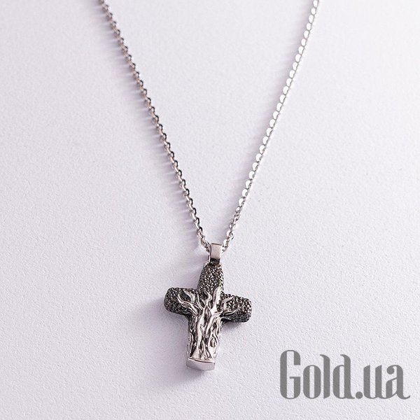 

Кулон-крестик Zancan, Серебряный кулон с цепочкой