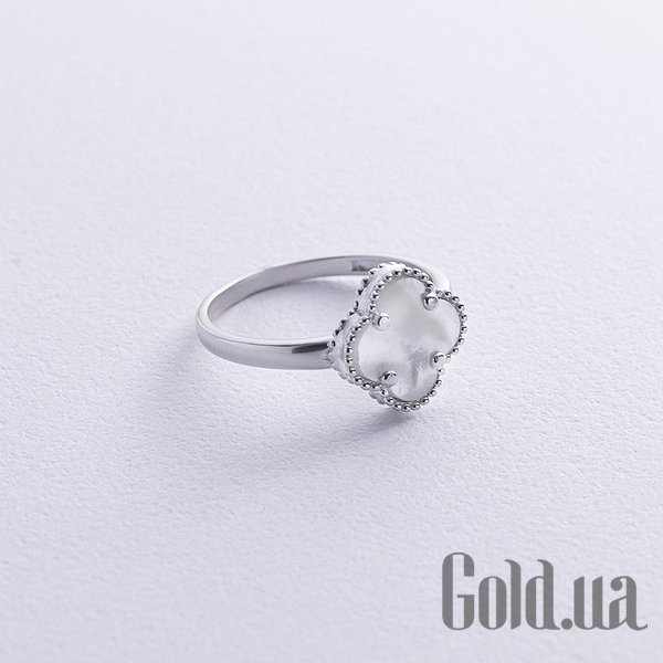 

Женские кольца Украина, Женское серебряное кольцо с перламутром, 16