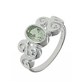 Женское серебряное кольцо с аметистом, 1546463