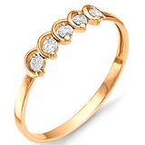 Женское золотое кольцо с бриллиантами, 1554143