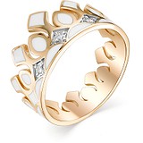 Женское золотое кольцо с бриллиантами, 1605599