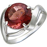 Женское серебряное кольцо с родолитом, 1613535