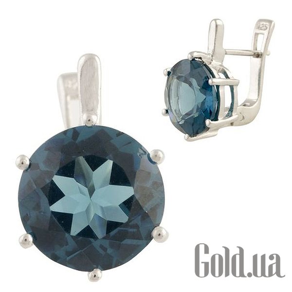 

Серьги Fresh Jewelry, Серебряные серьги с топазами