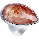 Женское серебряное кольцо с кварцем, 1676511