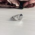 Женское серебряное кольцо с перламутром и куб. циркониями - фото 2