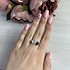 Женское серебряное кольцо с перламутром и куб. циркониями - фото 3