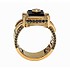 Мужское золотое кольцо с бриллиантами - фото 2