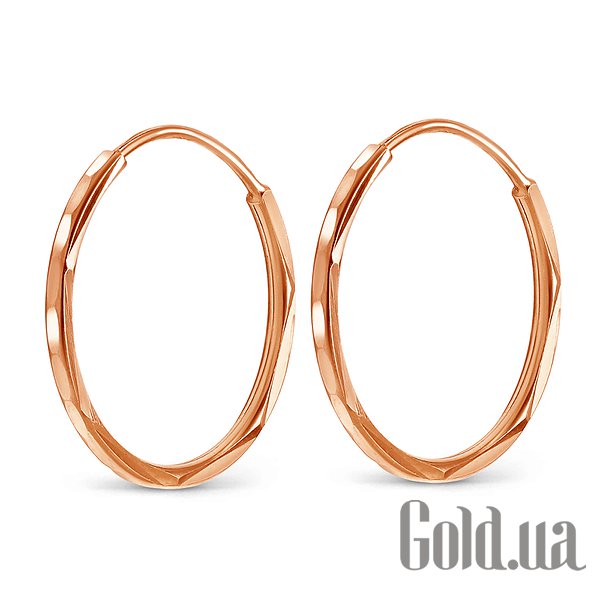 

Серьги-кольца Lurie Jewelry, Золотые серьги