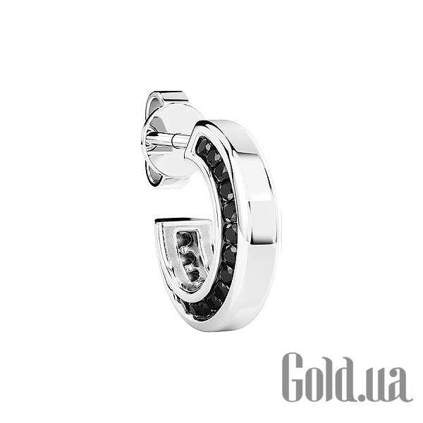 

Серьги-гвоздики Zancan, Серебряная одиночная серьга со шпинелями