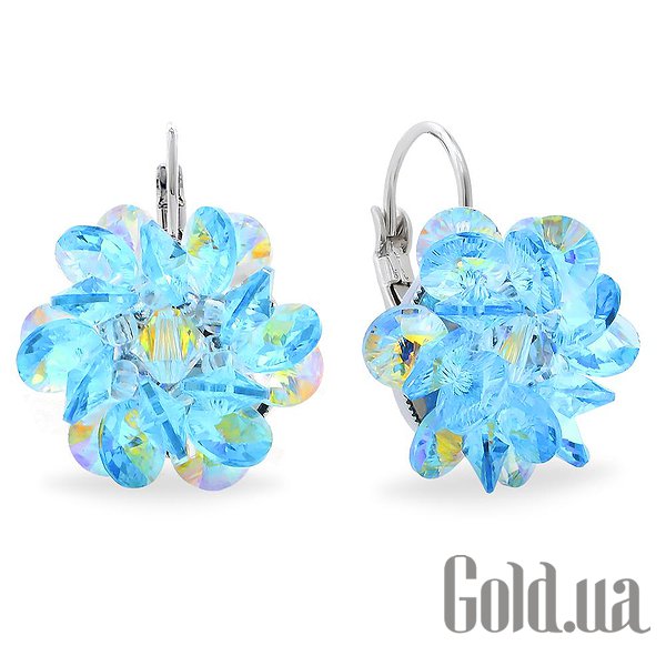 

Серьги Kobi, Стальной, Серьги с кристаллами Swarovski