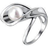 Женское серебряное кольцо с культив. жемчугом, 1638880