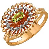 Женское золотое кольцо с хризолитом, 1674976