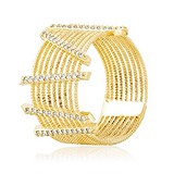 Женское золотое кольцо с куб. циркониями, 1686240
