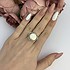 Женское серебряное кольцо с культив. жемчугом - фото 3