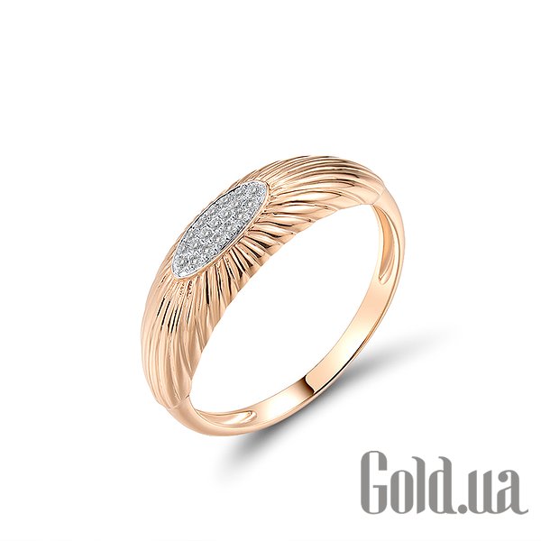 

Кольцо Lurie Jewelry, Женское золотое кольцо с бриллиантами, 17.5