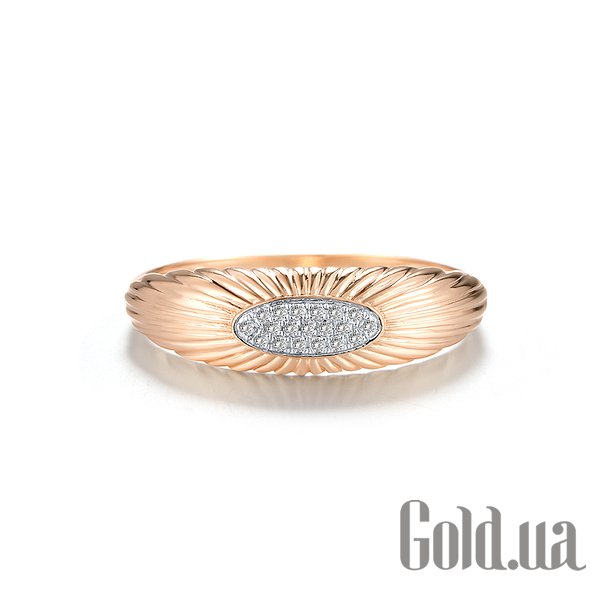 

Кольцо Lurie Jewelry, Женское золотое кольцо с бриллиантами, 17.5