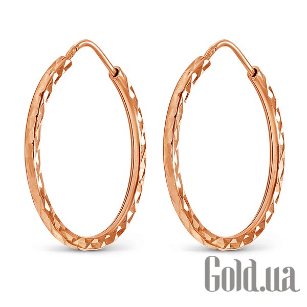 

Серьги-кольца Lurie Jewelry, Золотые серьги