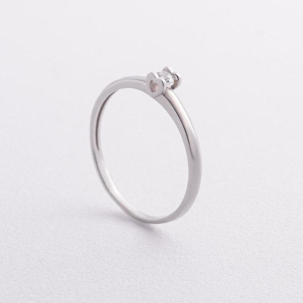 Серебряное кольцо с куб. цирконием