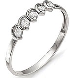 Женское золотое кольцо с бриллиантами, 1554145