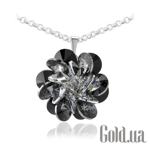 

Женские колье и кулоны Kobi, Стальной, Кулон с цепочкой с кристаллами Swarovski