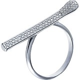 Женское серебряное кольцо с куб. циркониями, 1669089