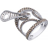 Женское золотое кольцо с бриллиантами, 1673441