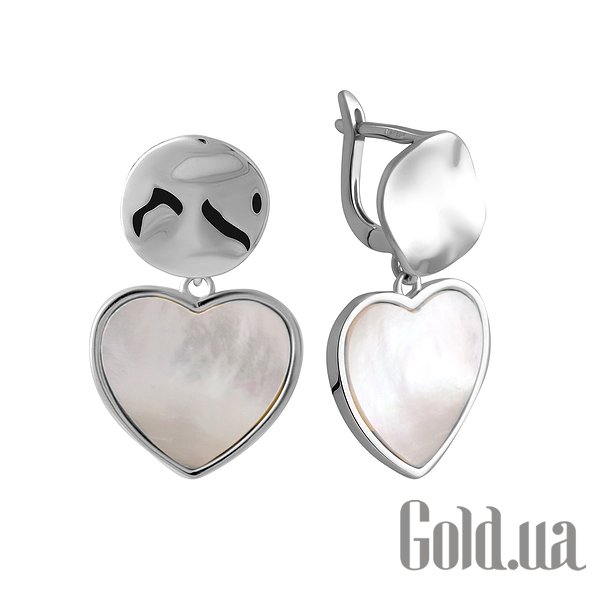 

Серьги с подвесками Fresh Jewelry, Серебряные серьги с перламутром