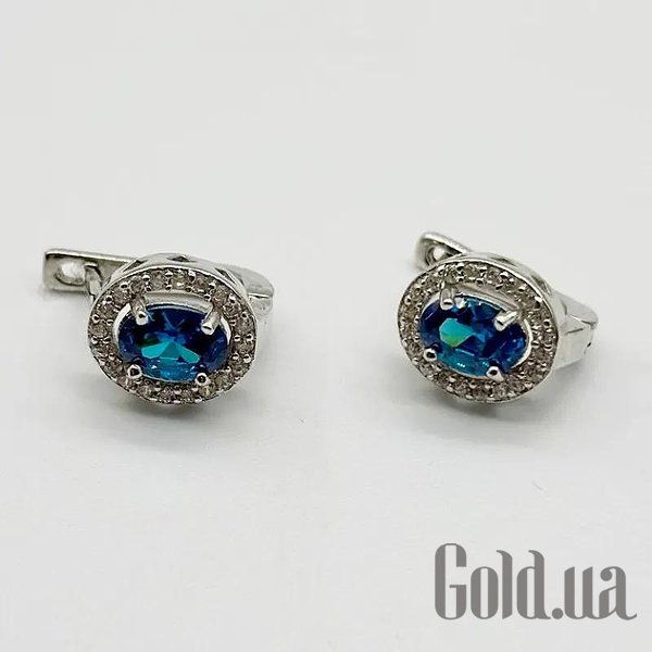 

Серьги Silvex925, Серебряные серьги с куб. циркониями