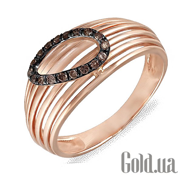 

Кольцо Lurie Jewelry, Женское золотое кольцо с бриллиантами, 17.5