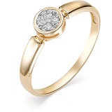 Золотое кольцо с бриллиантами, 1603554