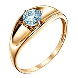 Женское золотое кольцо с топазом, 1621474