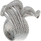 Женское серебряное кольцо с куб. циркониями, 1651170