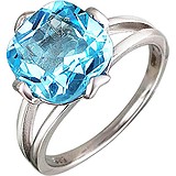 Женское серебряное кольцо с топазом, 1674722