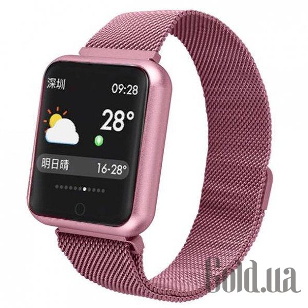 

Смарт-часы UWatch, Смарт часы Smart Z120 Pink 2035