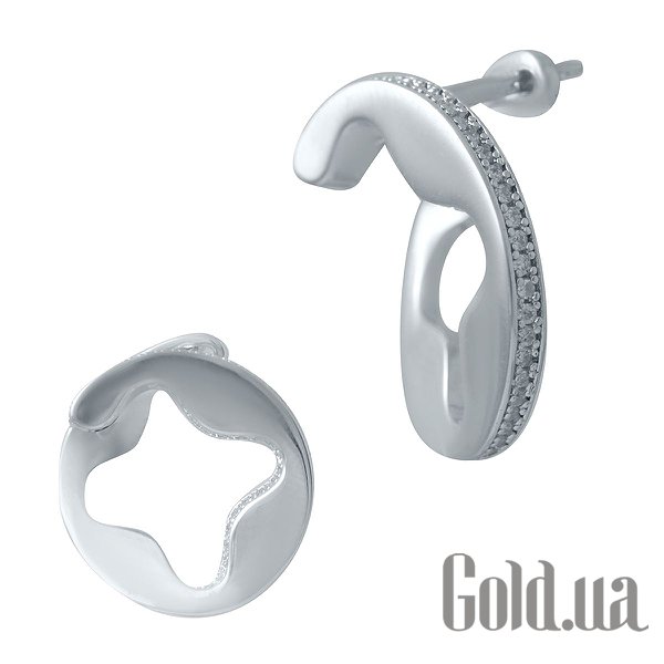 

Серьги-гвоздики Fresh Jewelry, Серебряные серьги с куб. циркониями